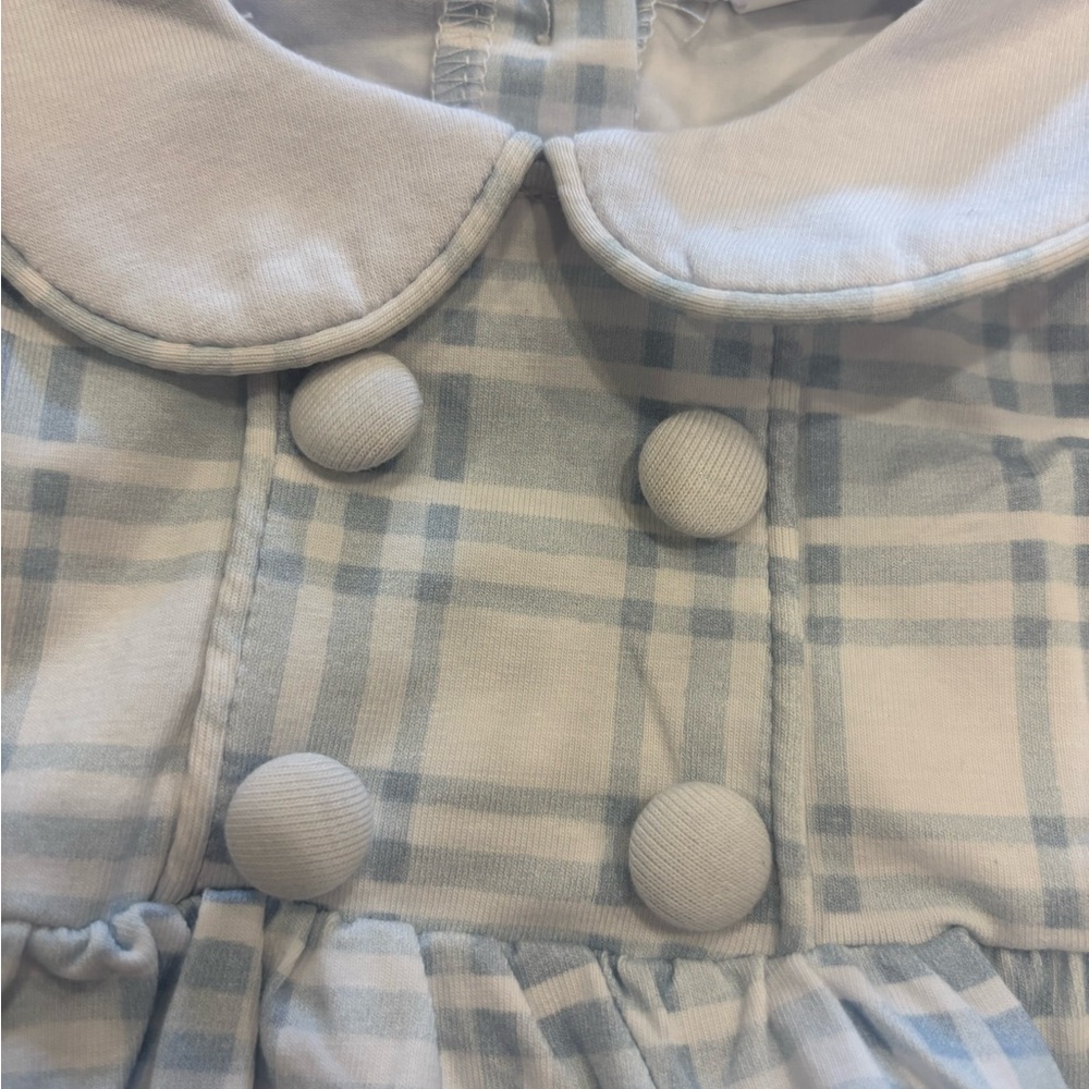 Properly Plaid Bubble Blue Bodysuit
